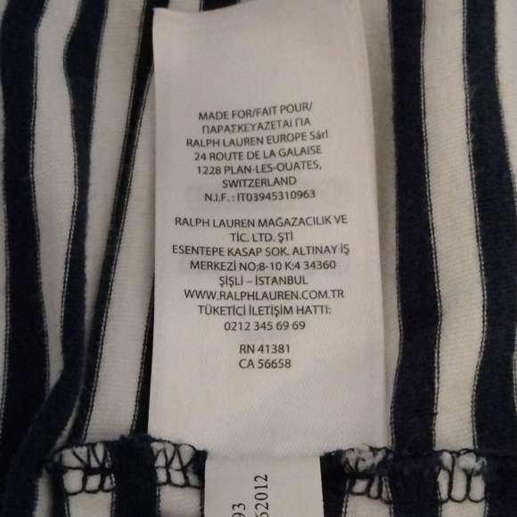 Polo Ralph Lauren Custom Slim Fit Tee Shirt Sz. LG Blue Label - Picture 8 of 9